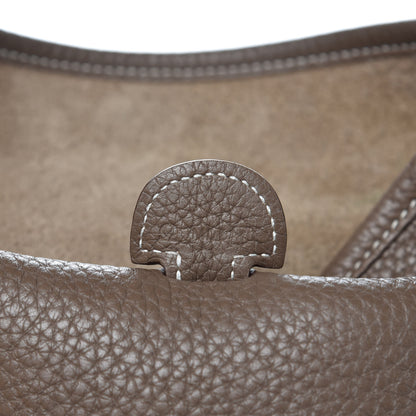 Hermes Taurillon Clemence Evelyne III PM Etoupe 7 of 11