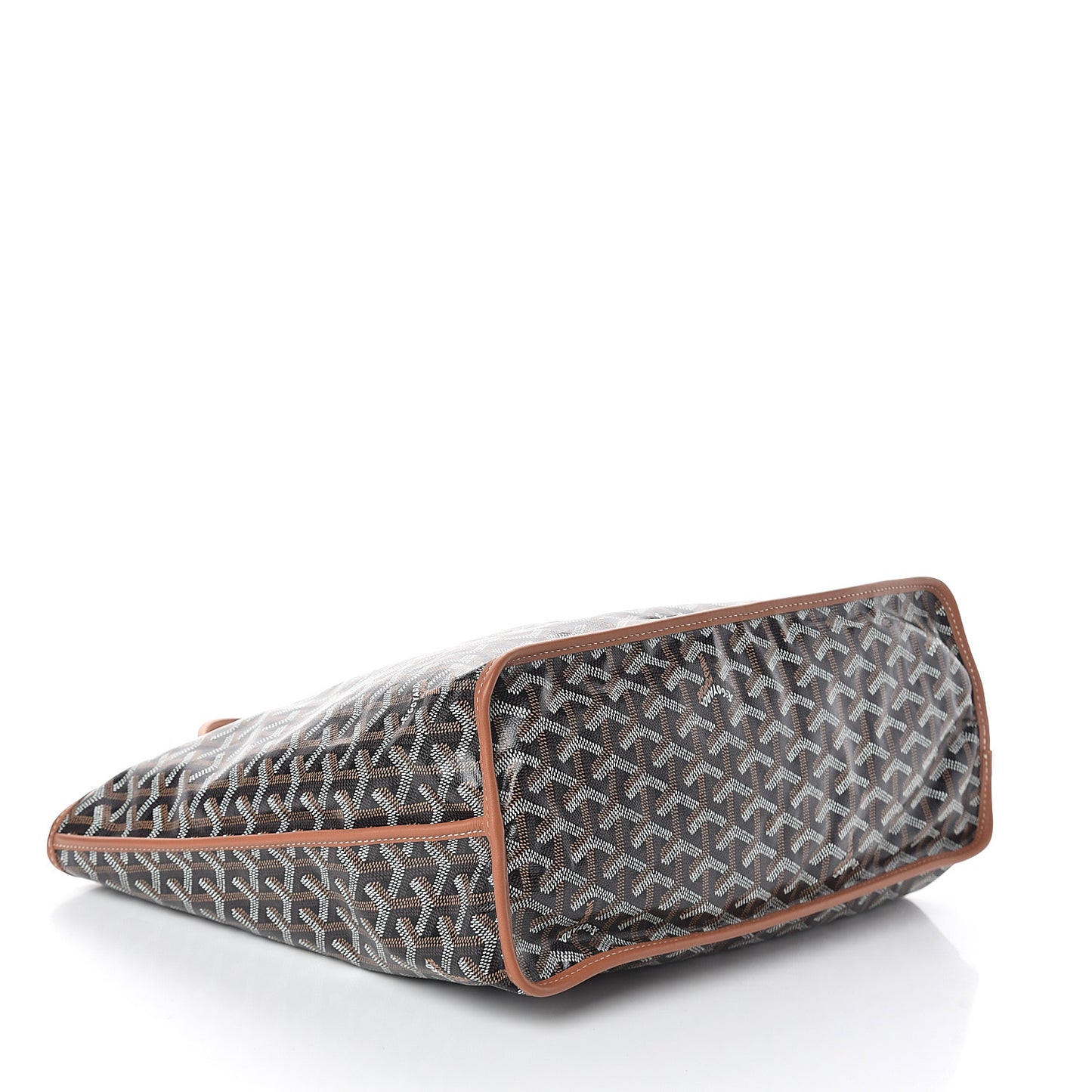 Goyardine Reversible Anjou PM Black Gold