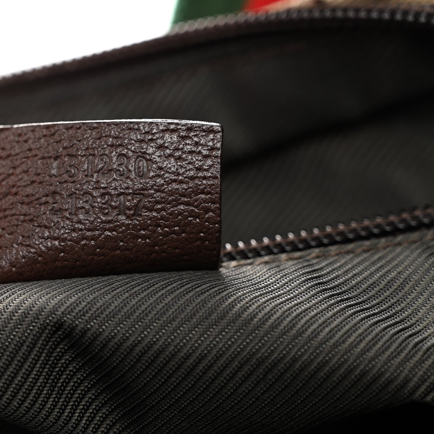 Gucci GG Monogram Medium Web Handle Bucket Tote Dark Brown 7 of 10