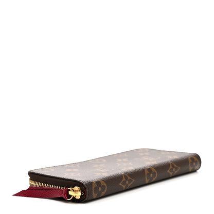 Louis Vuitton Monogram Clemence Wallet Fuchsia 4 of 7