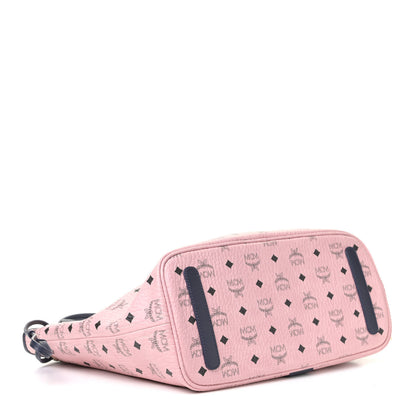 MCM Visetos Medium Liz Reversible Shopper Tote Soft Pink 3 of 4