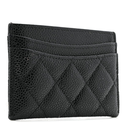 Chanel Caviar Quilted Card Holder Black 3 of 10
