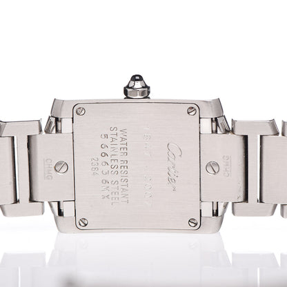 Cartier Stainless Steel 20mm Tank Francaise 160th Anniversary Quartz Watch 5 of 9