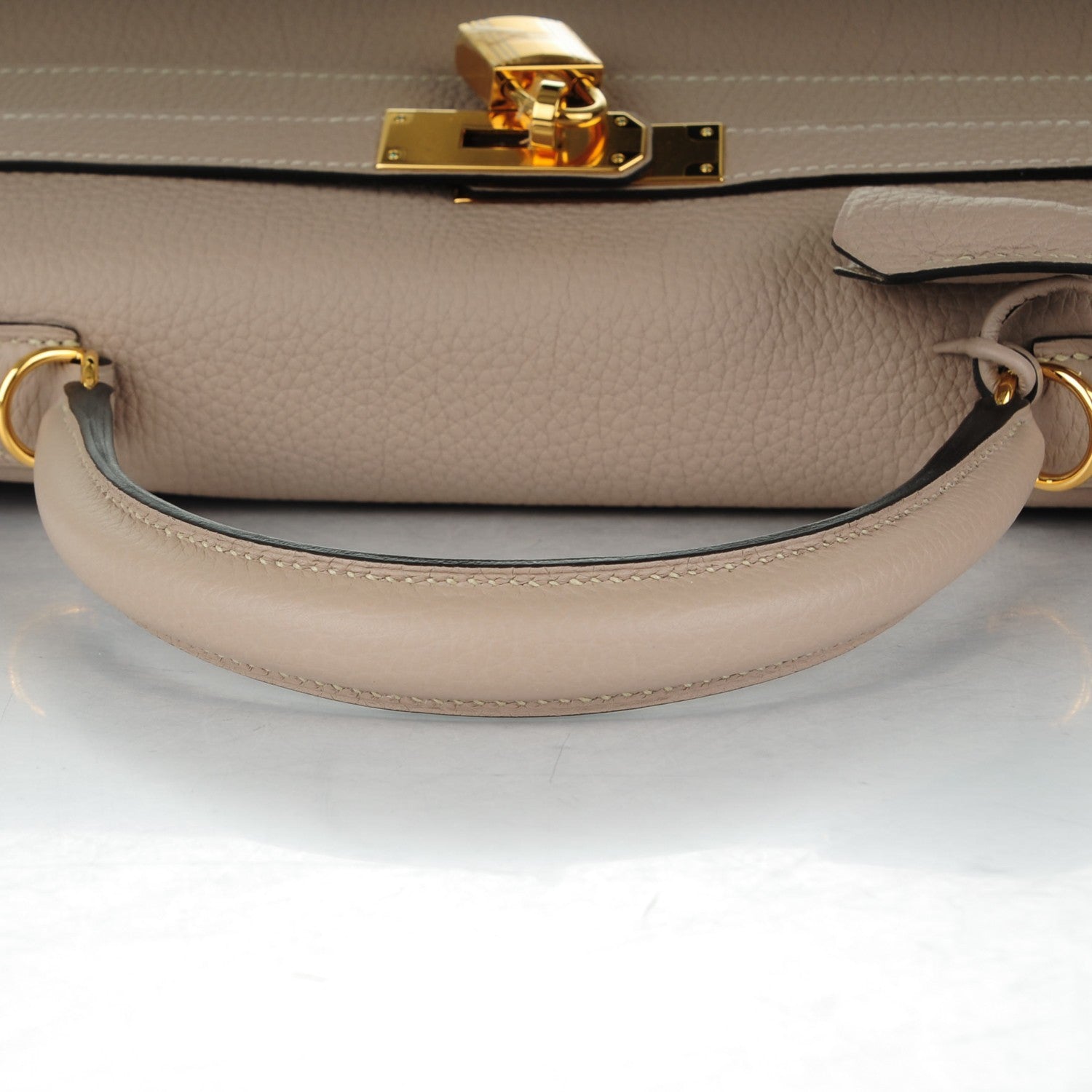 Hermes Togo Kelly Retourne 35 Gris Tourterelle 12 of 26