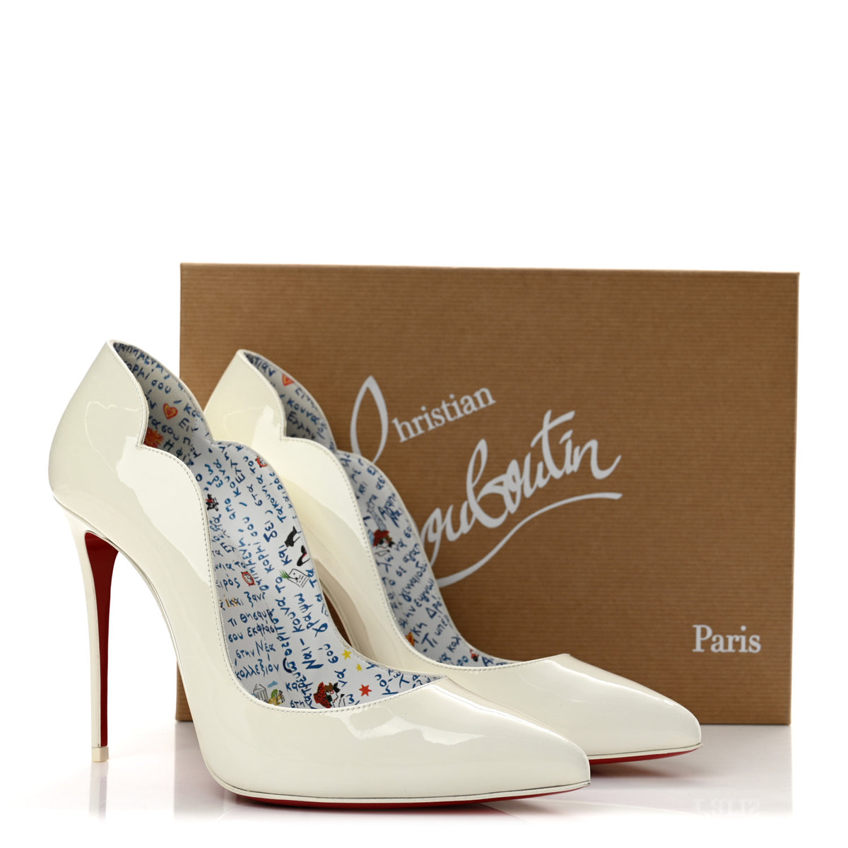 Patent Lin Lexi Hot Chick 100 Pumps  39.5 White Multicolor