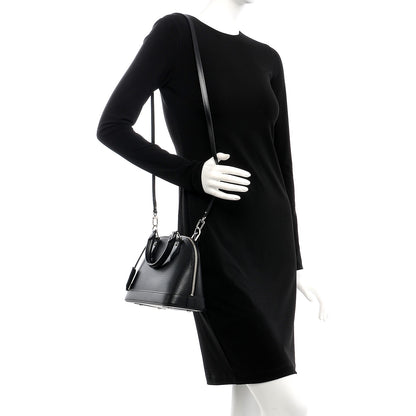 Louis Vuitton Epi Alma BB Black 2 of 8