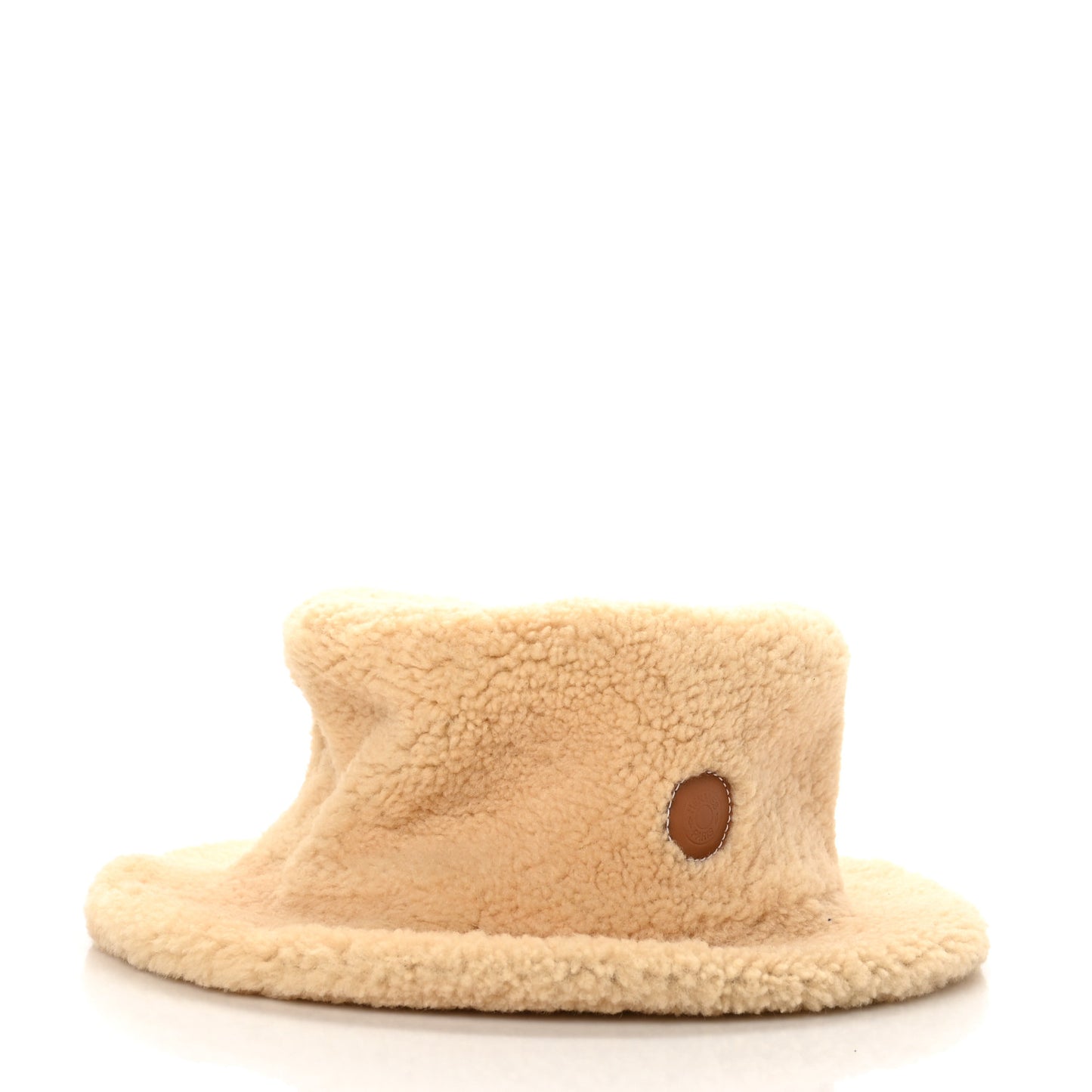 Shearling Womens Fauve Bucket Hat 55 Marron Tonka