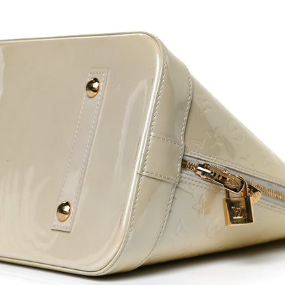 Louis Vuitton Vernis Alma MM Blanc Corail 11 of 11