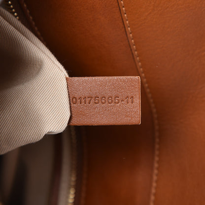 Chloe Smooth Calfskin Suede Medium Myer Double Carry Bag Caramel 7 of 11