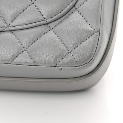 Chanel Calfskin Quilted Bolero De Chanel Flap Bag Grey 15 of 15