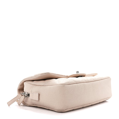 Chanel Caviar Quilted Medium Casual Journey Flap Ivory 4 of 14