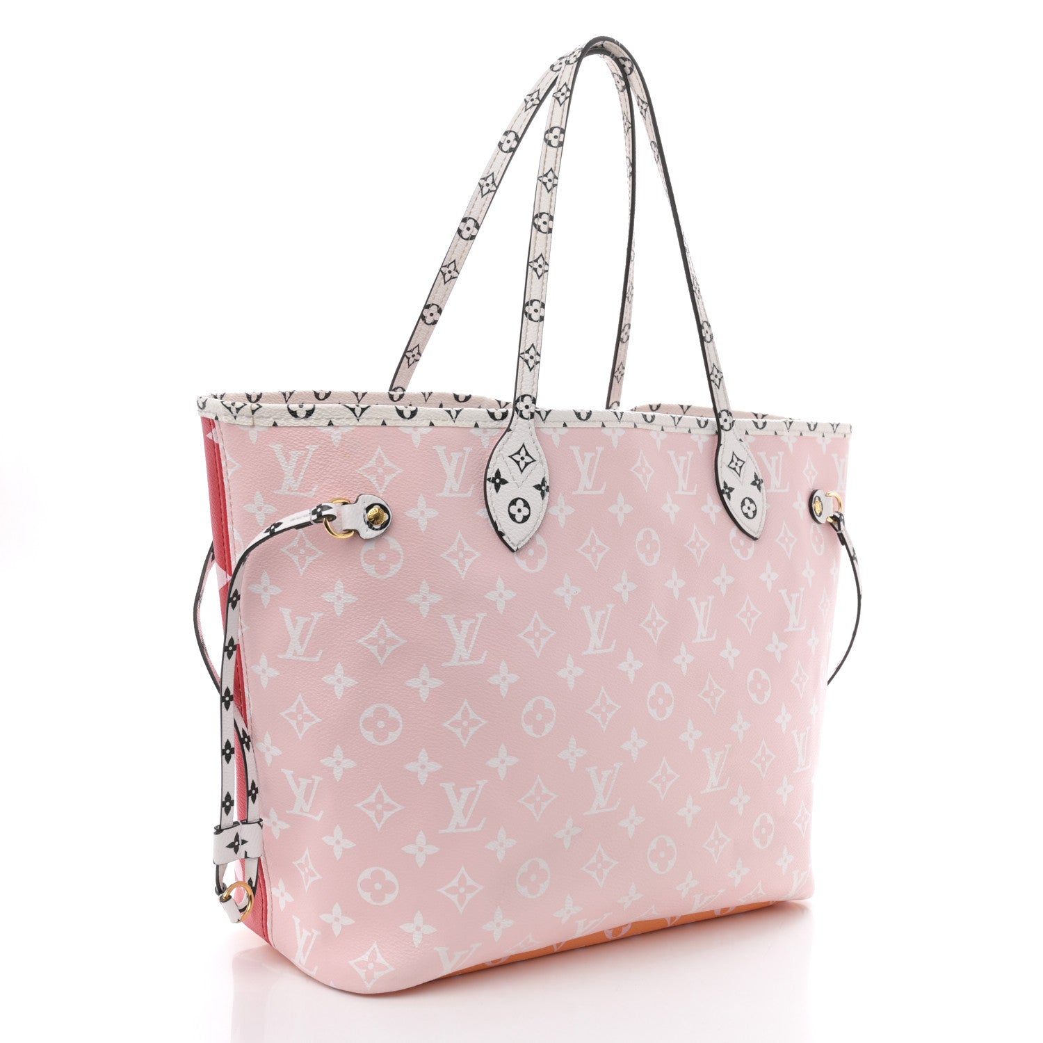 Louis Vuitton Monogram Giant Neverfull MM Rouge 4 of 12