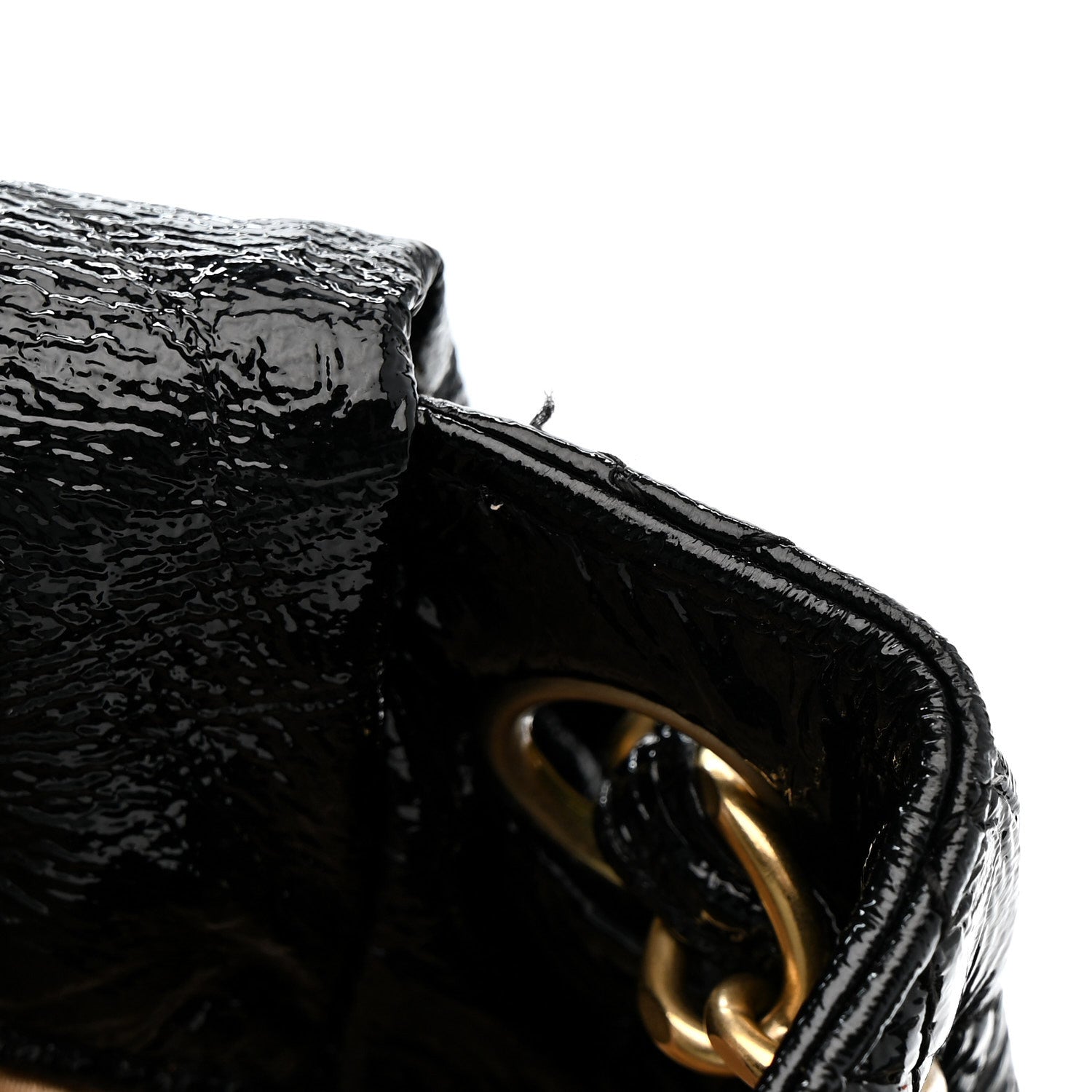 Chanel Vinyl Medium Rock and Chain Flap Black 13 of 13