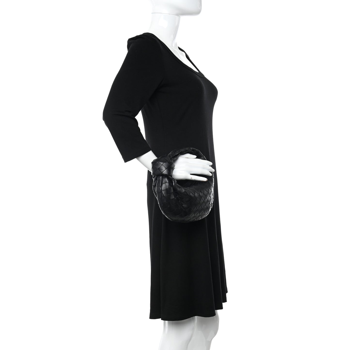 Nappa Intrecciato Mini Jodie Black