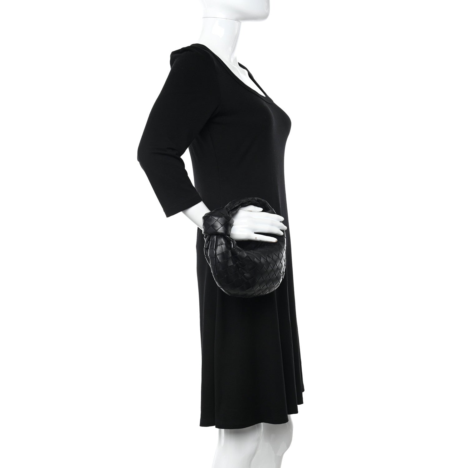 Bottega Veneta Nappa Intrecciato Mini Jodie Black 2 of 10
