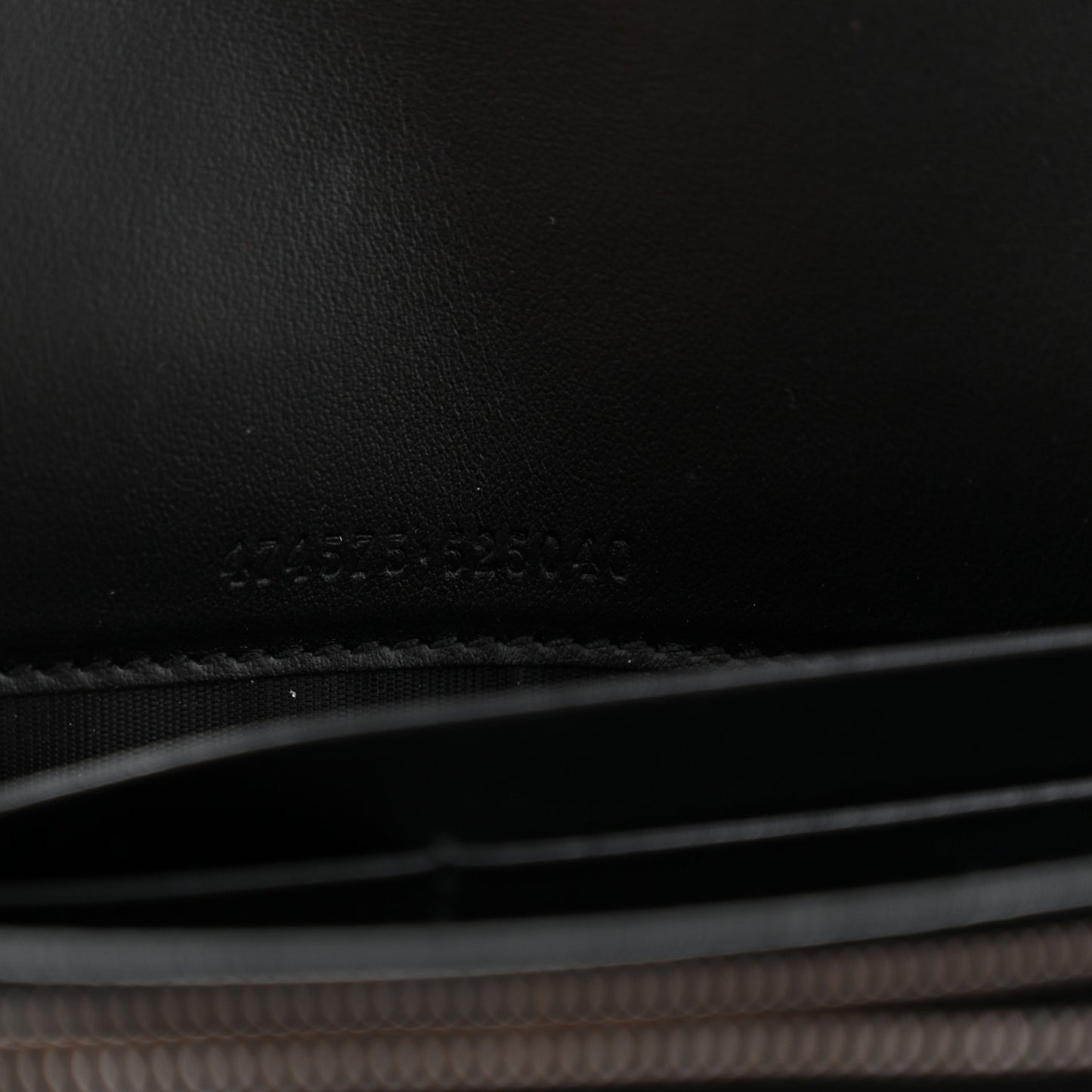 Calfskin Matelasse GG Marmont Chain Wallet Black