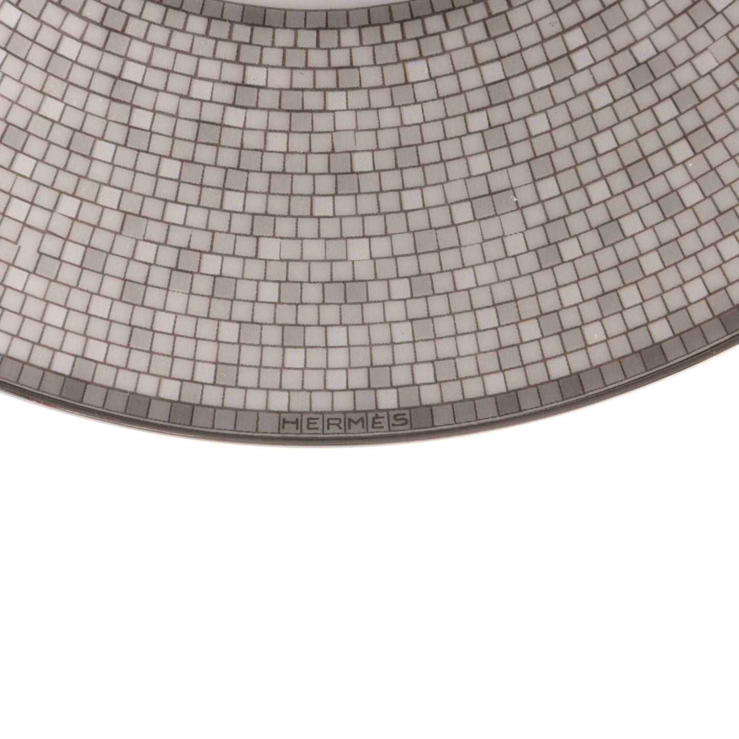 Porcelain Mosaique Au 24 Platine Tea Cup And Saucer Set Of 2 Platinum