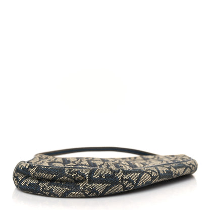 Christian Dior Monogram Mini Saddle Pochette Navy 4 of 11
