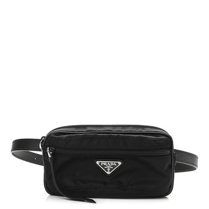 Prada Nylon Saffiano Belt Bag Black 1 of 9