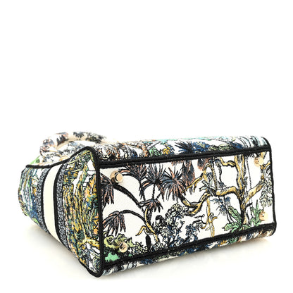 Christian Dior Canvas Embroidered Etoile de Voyage Medium Lady D-Lite Multicolor 4 of 9