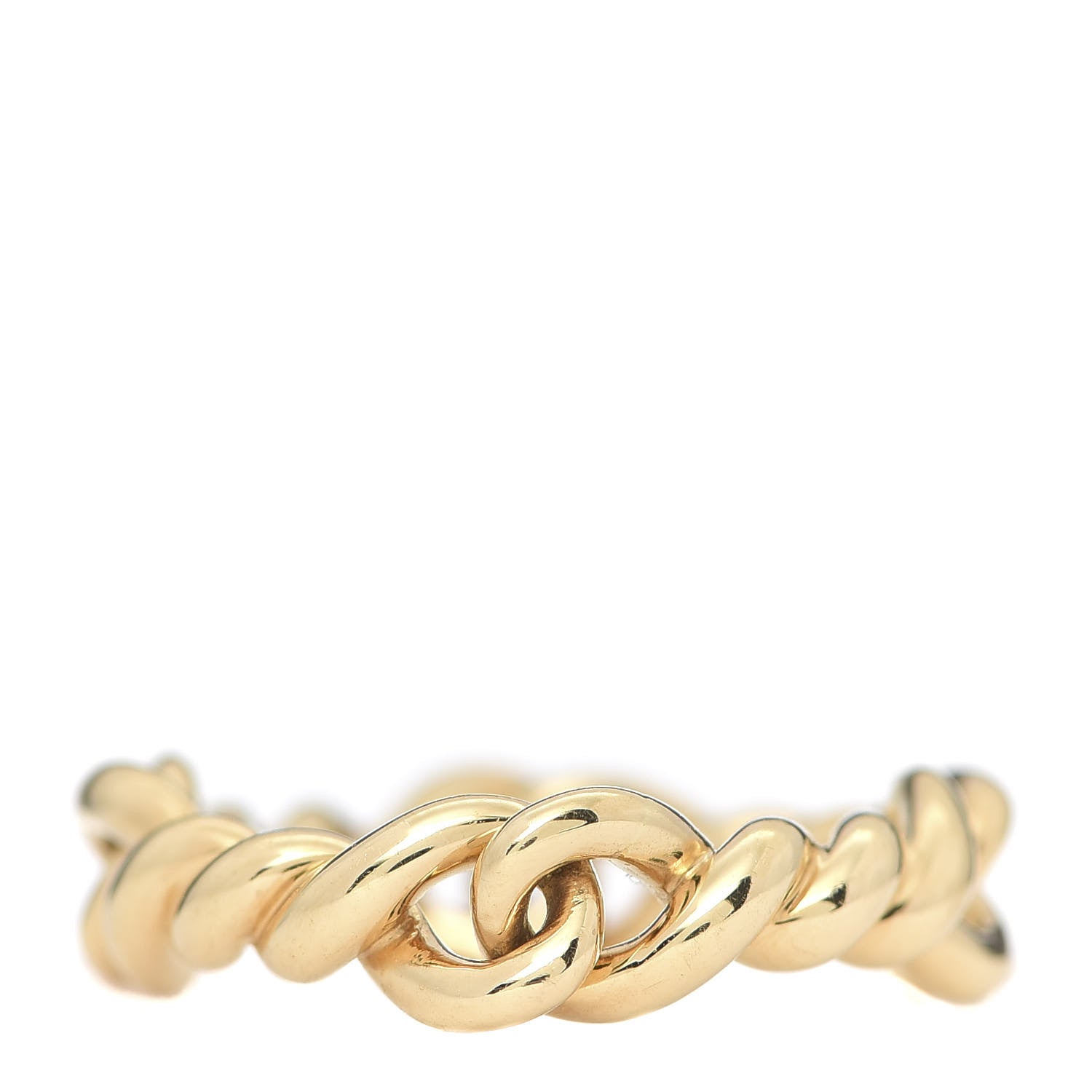 David Yurman 18K Yellow Gold 5mm Continuance Ring 49 5 3 of 5