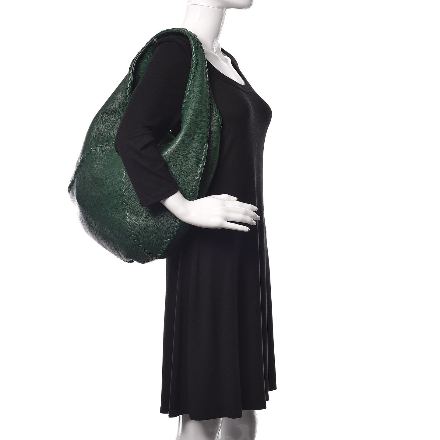 Cervo Deerskin Large Hobo Billiardo