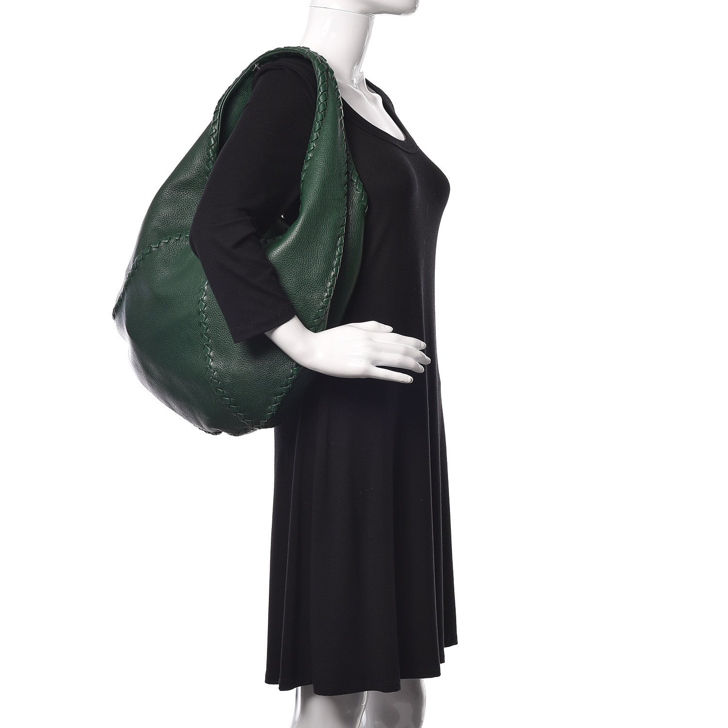 Bottega Veneta Cervo Deerskin Large Hobo Billiardo 2 of 8