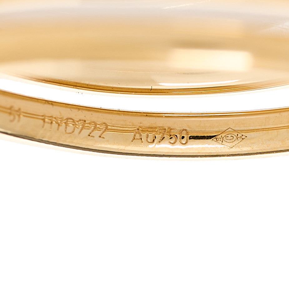 Cartier 18K Yellow Gold Diamond Double Juste Un Clou Ring 51 5.75 5 of 5
