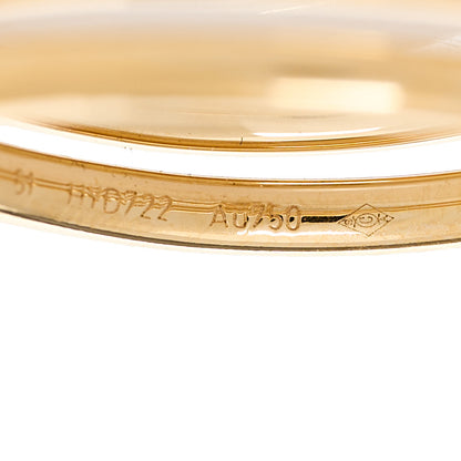 Cartier 18K Yellow Gold Diamond Double Juste Un Clou Ring 51 5.75 5 of 5