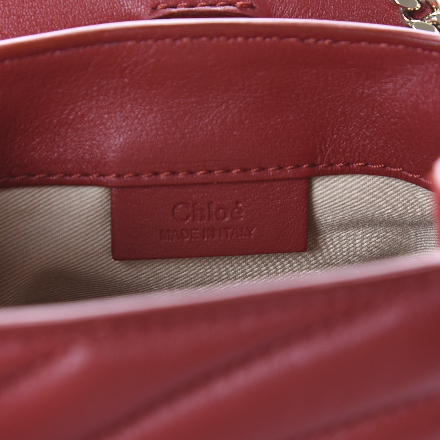 Calfskin Quilted Mini Faye Backpack Dahlia Red