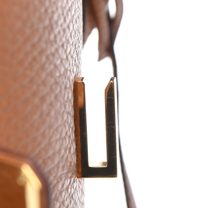 Hermes Taurillon Clemence Birkin 35 Gold 17 of 32