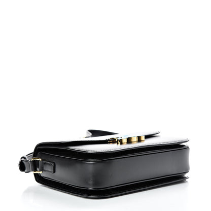 Celine Shiny Calfskin Medium Triomphe Black 3 of 11
