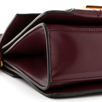 Givenchy Goatskin Quilted Small GV3 Shoulder Bag Aubergine 8 of 10