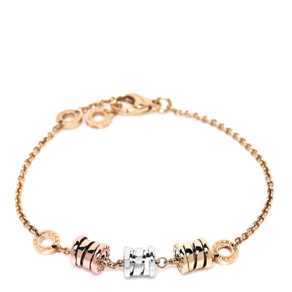 Bulgari 18K Yellow Rose White Gold B.Zero1 Bracelet 1 of 5