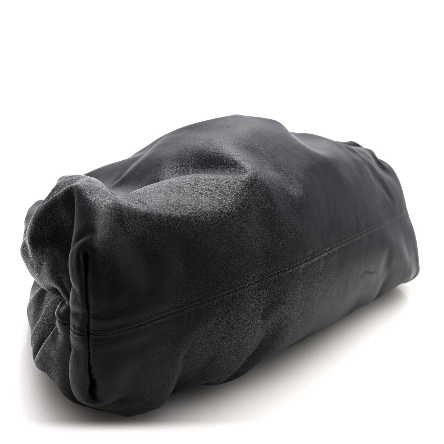 Bottega Veneta Smooth Butter Calf The Pouch Oversized Clutch Black 4 of 9