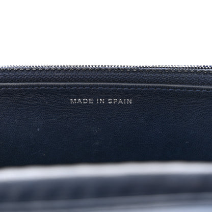Chanel Lambskin Quilted Wallet On Chain WOC Navy Blue 7 of 15