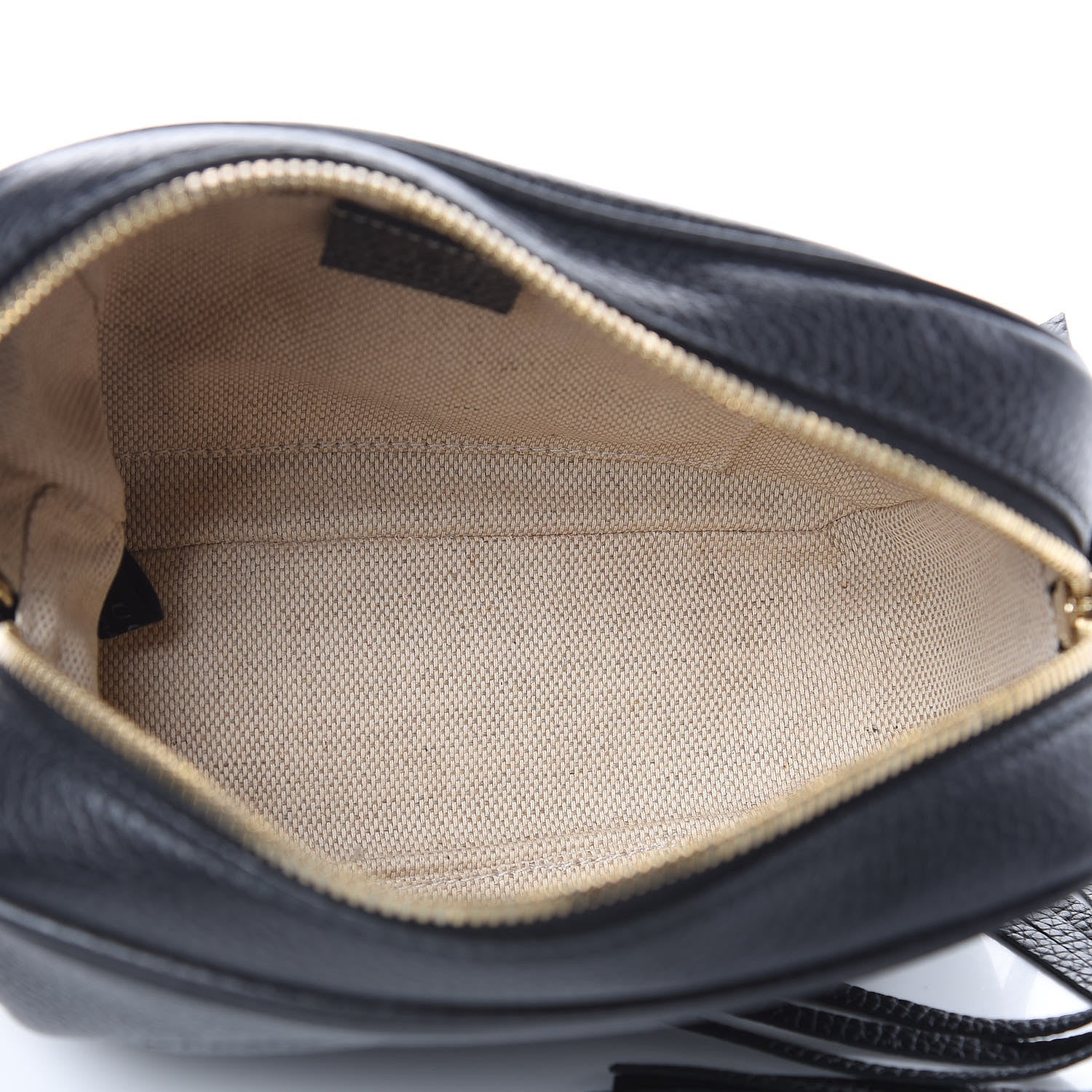 Gucci Pebbled Calfskin Small Soho Disco Bag Black 5 of 9