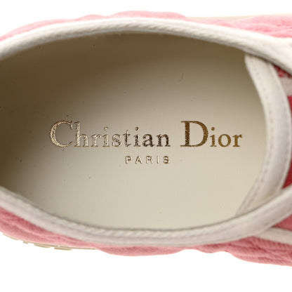 Christian Dior Canvas Walk 'N' Dior Low Top Sneakers 39 Taffy Pink 6 of 8