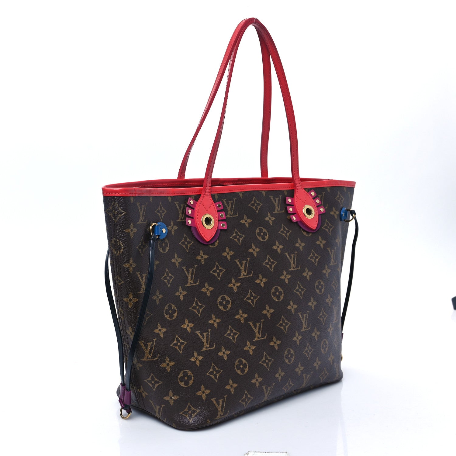 Louis Vuitton Monogram Totem Neo Neverfull MM Flamingo 4 of 11