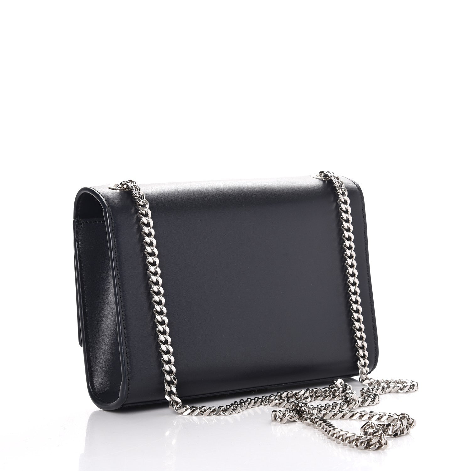 Saint Laurent Calfskin Medium Classic Monogram Kate Tassel Satchel Coal 3 of 6