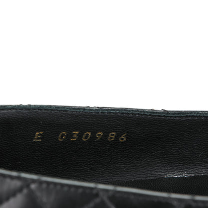 Chanel Lambskin Quilted Cap Toe Ballerina Flats 39.5 Black 8 of 9
