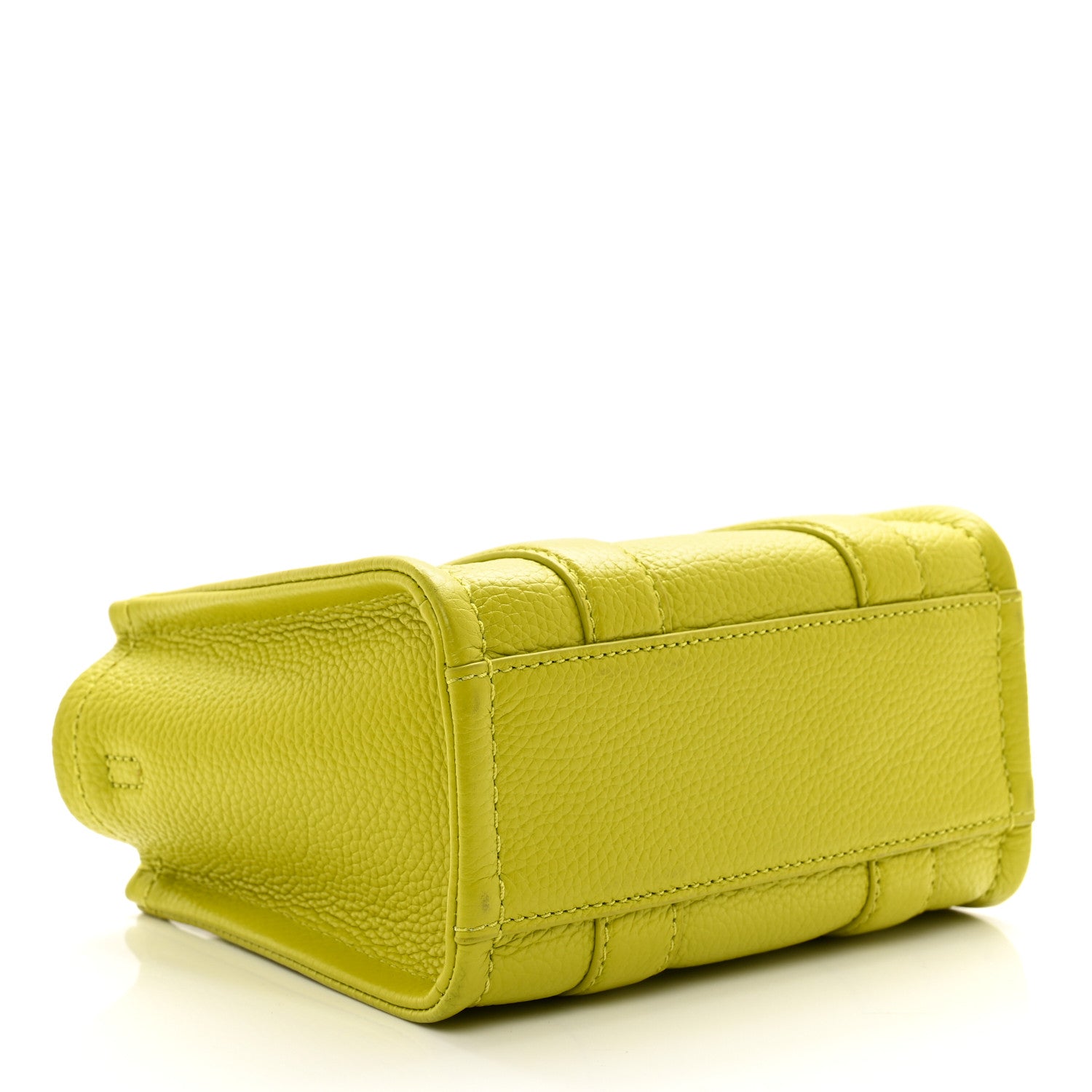 Marc Jacobs Grained Calfskin Micro The Tote Bag Citronella 4 of 10
