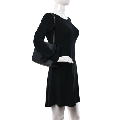 Gucci Cellarius Calfskin Medium Emily Chain Shoulder Bag Black 2 of 9