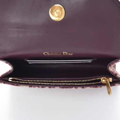 Christian Dior Oblique Saddle Belt Bag Bordeaux 5 of 10