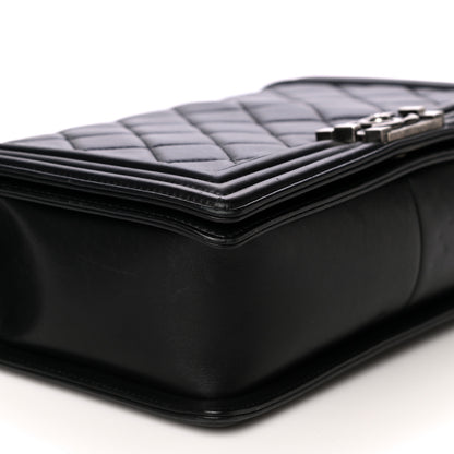 Chanel Calfskin Quilted New Medium Boy Flap Black 9 of 12