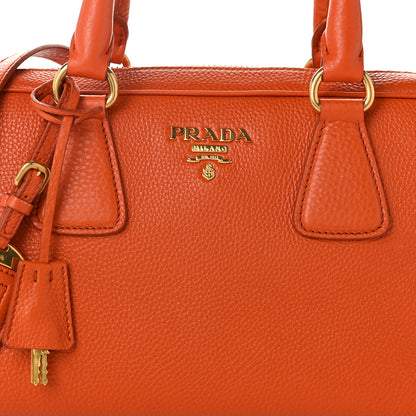 Prada Vitello Daino Bauletto Papaya 9 of 11