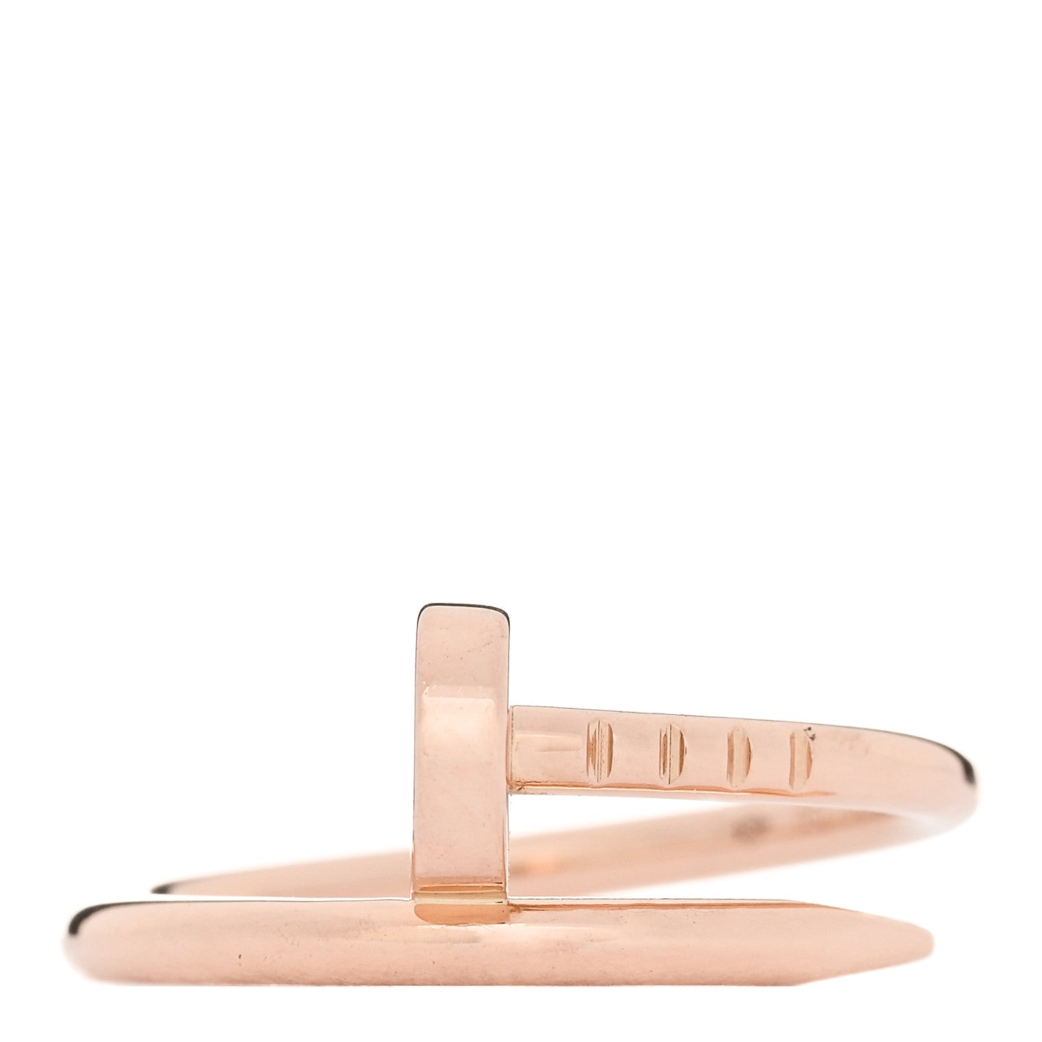 Cartier 18K Pink Gold Small Juste Un Clou Ring 47 4 1 of 5
