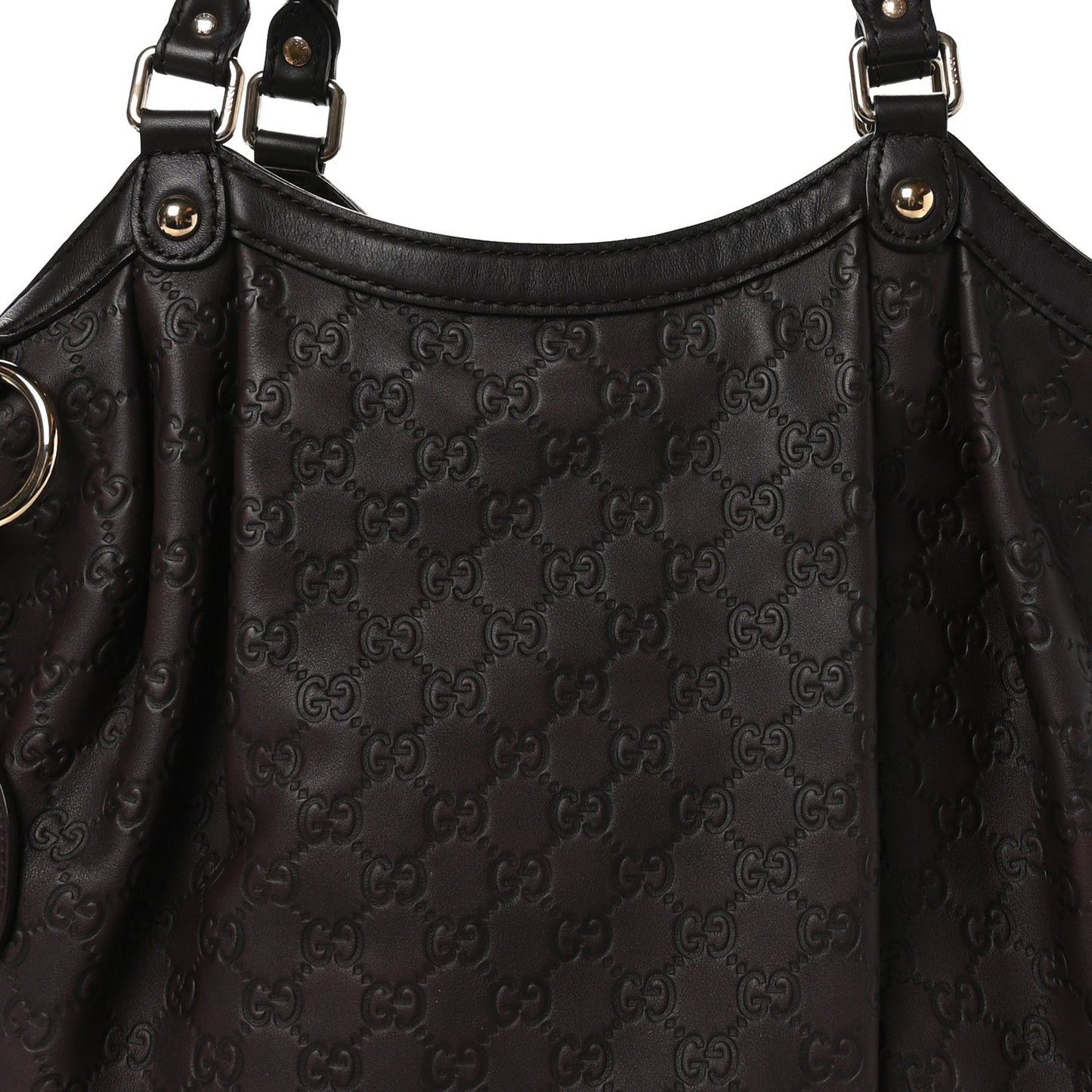 Guccissima Signature Large Sukey Tote Chocolate