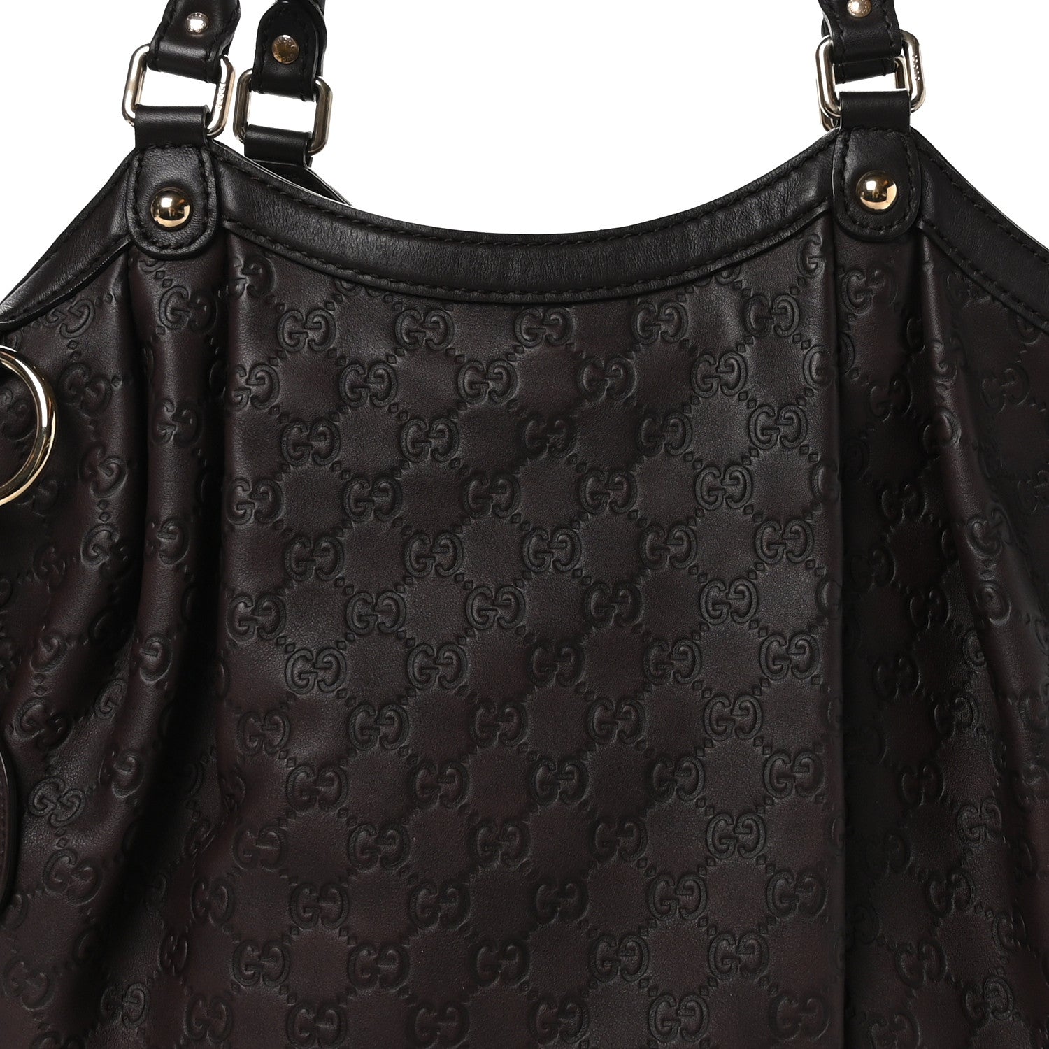 Gucci Guccissima Signature Large Sukey Tote Chocolate 8 of 14