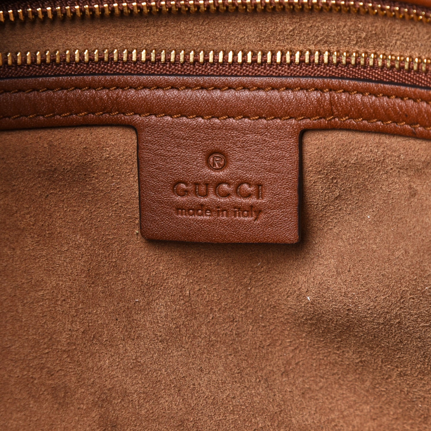 Gucci GG Supreme Monogram Large Linea A Hobo Light Brown 6 of 13